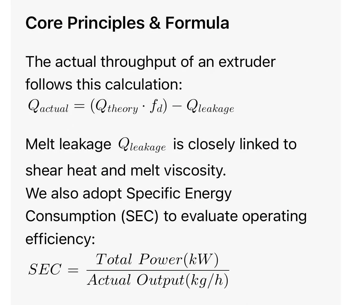Core Principles & Formula Core Principles & Formula